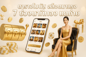 ตารางโบนัส สล็อตมาแรง